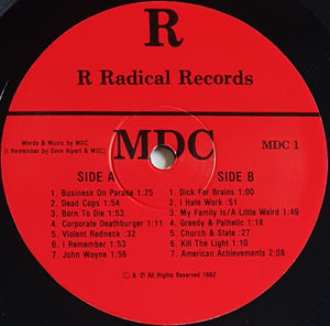 MDC - Millions Of Dead Cops