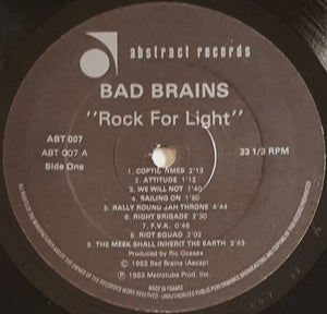 Bad Brains - Rock For Light
