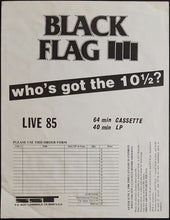 Load image into Gallery viewer, Black Flag - Slip It In