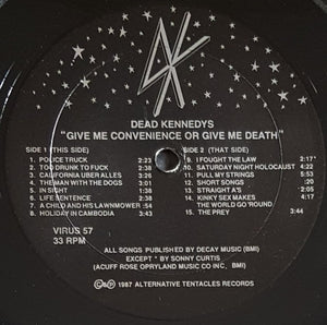 Dead Kennedys - Give Me Convenience Or Give Me Death