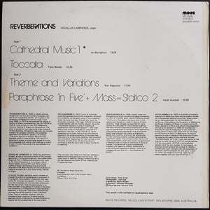Lawrence, Douglas - Reverberations - Music For Organ, Brass & Electron