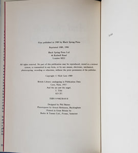 Nick Cave - And The Ass Saw The Angel - Autographed