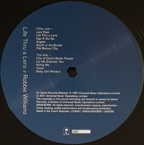 Williams, Robbie - Life Thru A Lens - Reissue