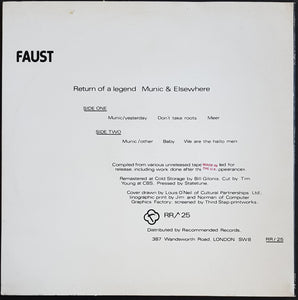 Faust - Munic & Elsewhere