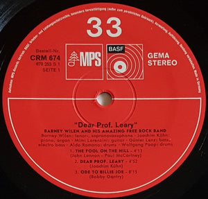 Barney Wilen And His Amazing Free Rock Band - Dear Prof. Leary