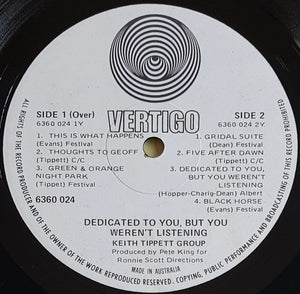 Tippett Group, Keith - Dedicated To You, But You Weren't Listening