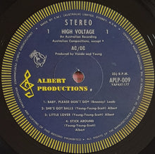 Load image into Gallery viewer, AC/DC - High Voltage - Blue Roo Labels