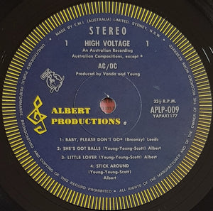 AC/DC - High Voltage - Blue Roo Labels