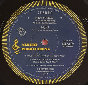 AC/DC - High Voltage - Blue Roo Labels