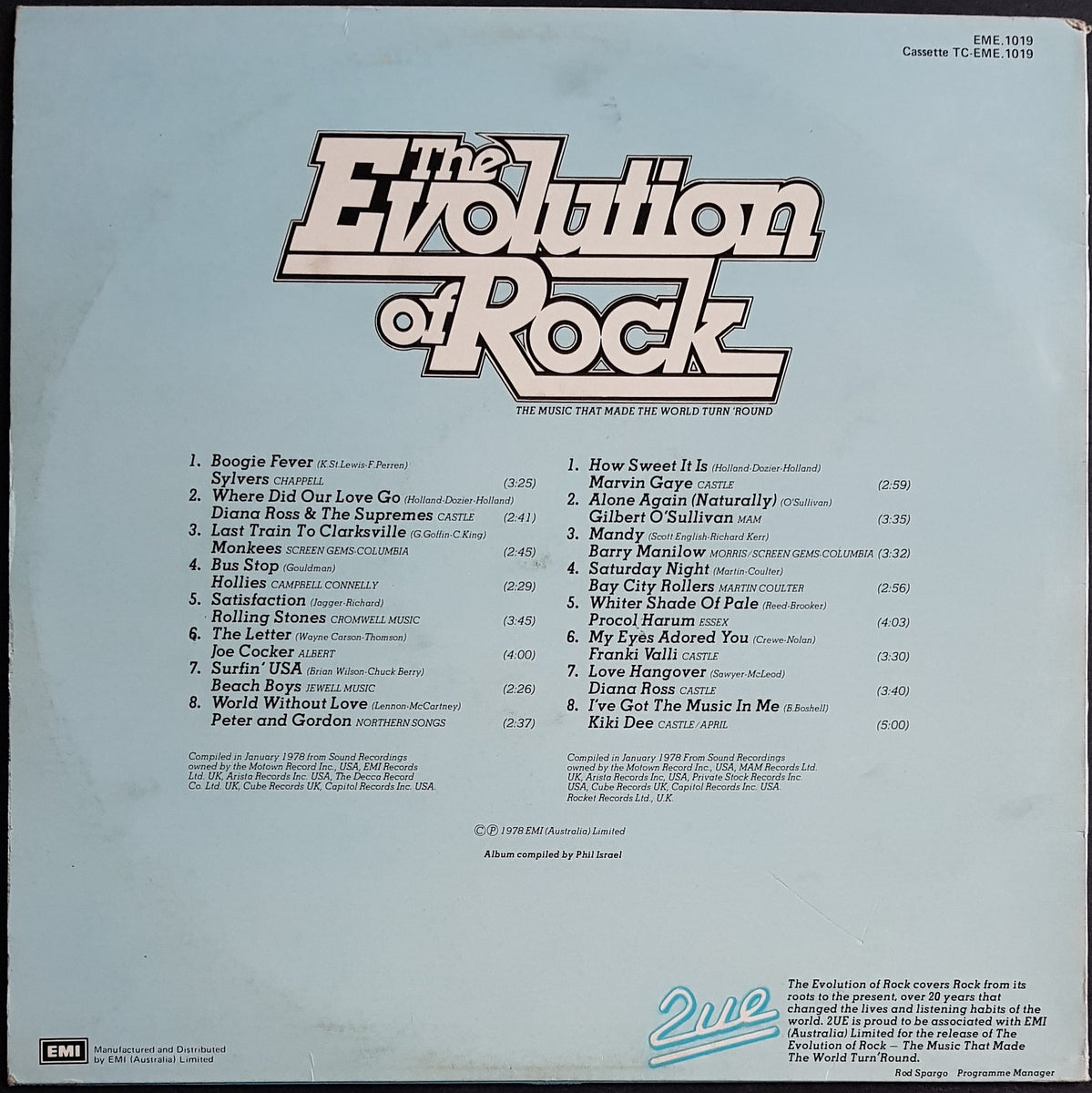 V/A - The Evolution Of Rock – Vicious Sloth Collectables