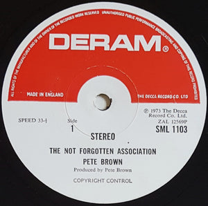 Pete Brown - The "Not Forgotten" Association