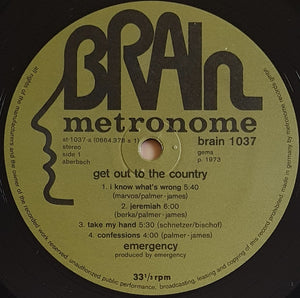 Emergency - Get Out To The Country