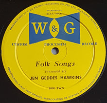 Load image into Gallery viewer, Hawkins, Jen Geddes - Folk Songs Presented By Jen Geddes Hawkins