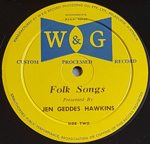 Hawkins, Jen Geddes - Folk Songs Presented By Jen Geddes Hawkins