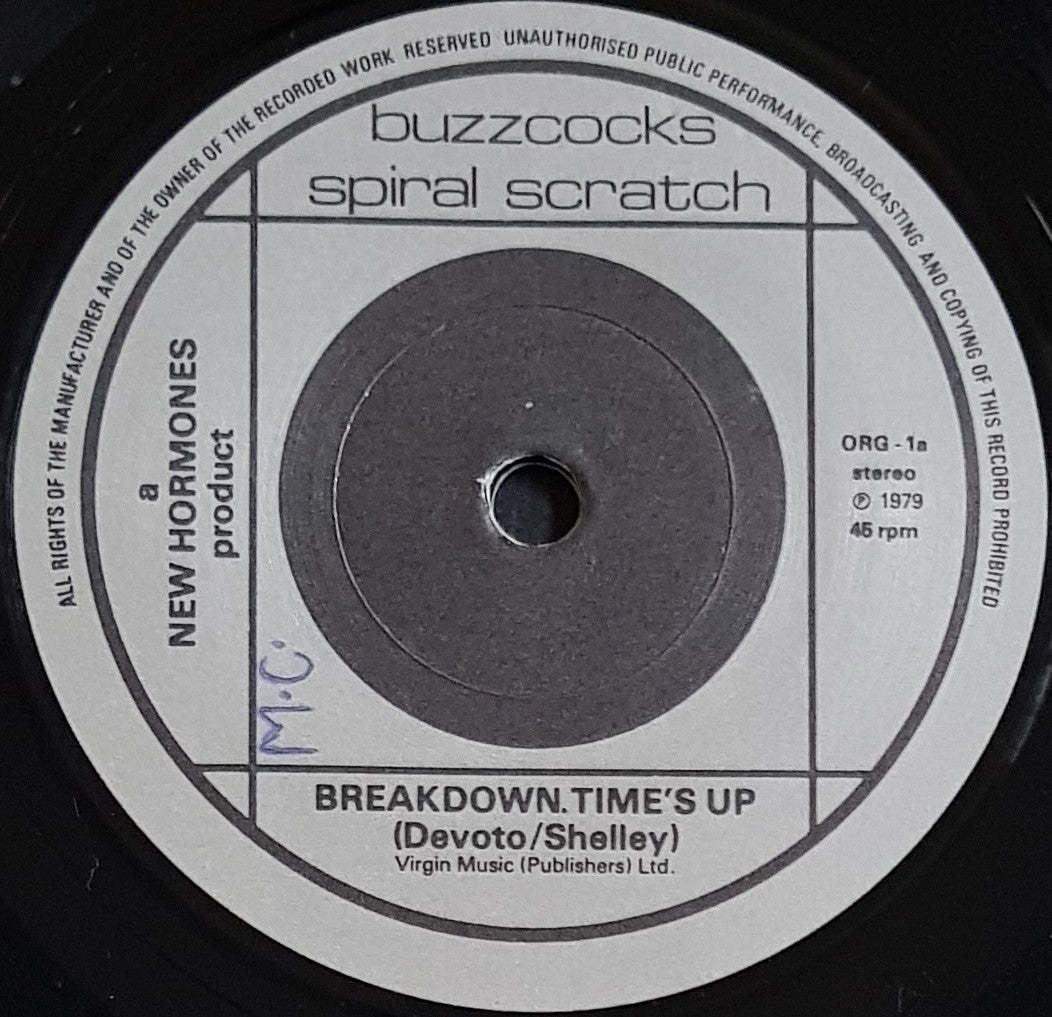 Buzzcocks - Spiral Scratch – Vicious Sloth Collectables
