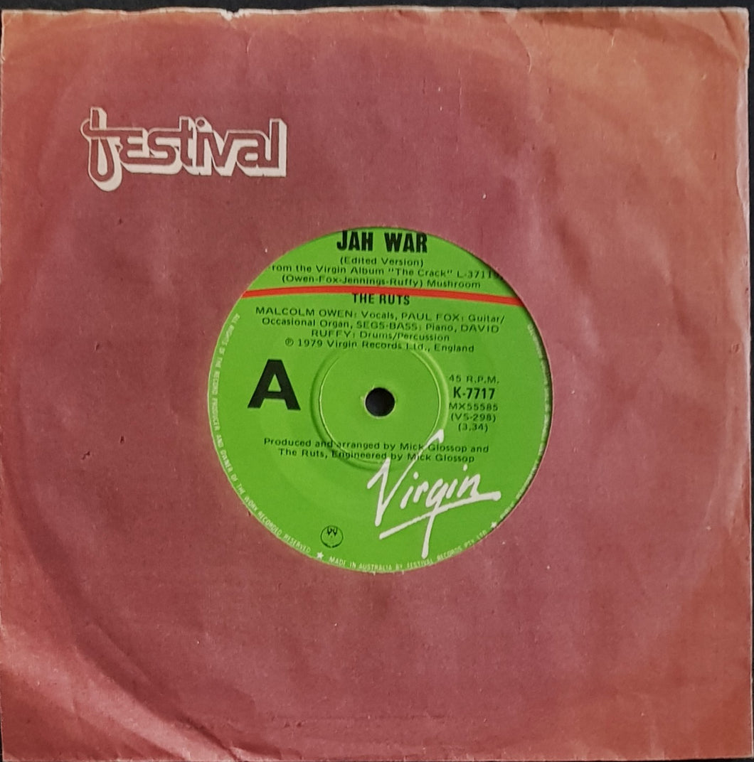 Ruts - Jah War (editied version)