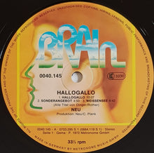 Load image into Gallery viewer, Neu! - Hallogallo