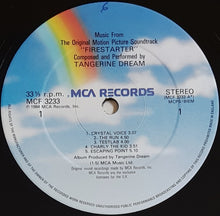 Load image into Gallery viewer, Tangerine Dream - Firestarter - Original Motion Picture Soundtrack