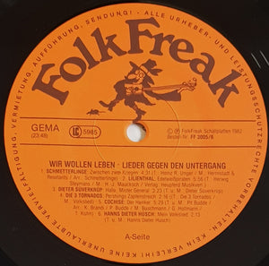 V/A - Wir Wollen Leben - Lieder Gegen Den Untergang