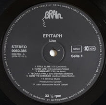 Load image into Gallery viewer, Epitaph - Live