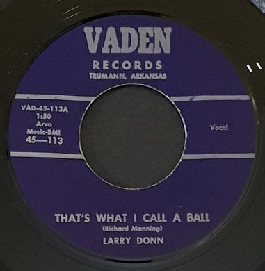 Larry Donn - That's What I Call A Ball
