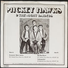 Load image into Gallery viewer, Mickey Hawks &amp; The Night Raiders - Screamin' Mimi Jeanie