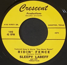 Load image into Gallery viewer, Sleepy LaBeff And His Versatiles - Turn Me Loose