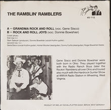 Load image into Gallery viewer, Ramblin&#39; Ramblers - Grandma Rock And Roll