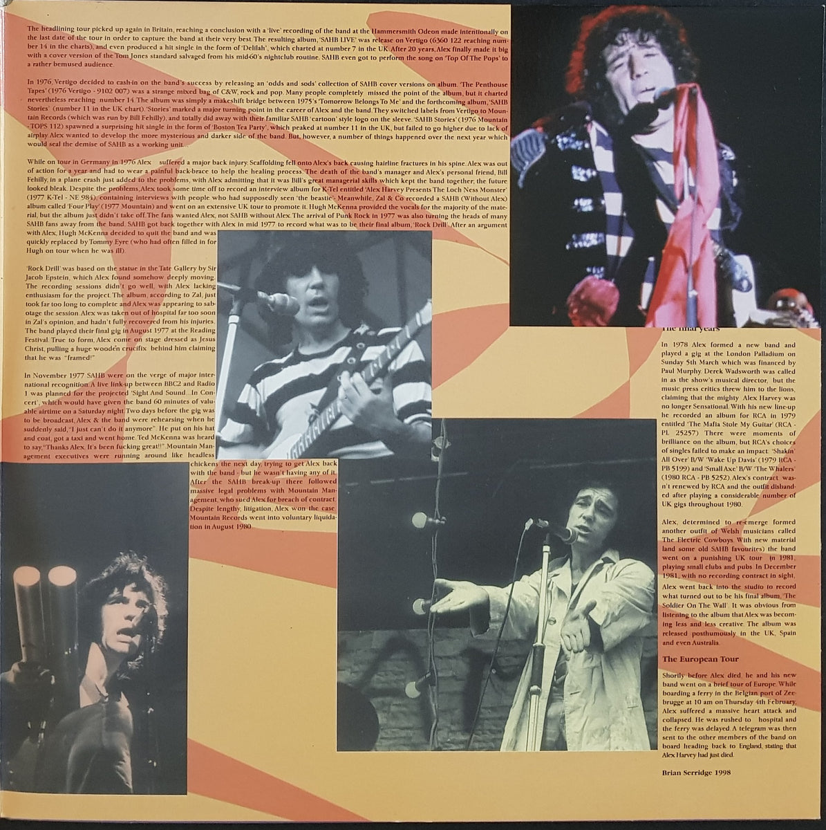 S.A.H.B. - The Rise And Fall Of The Sensational Alex Harvey B – Vicious ...