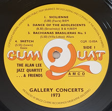 Load image into Gallery viewer, Alan Lee Jazz Quartet &amp; Friends - Gallery Concerts 1973