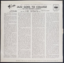 Load image into Gallery viewer, Dave Brubeck Quartet- Jazz Goes To College