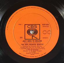 Load image into Gallery viewer, Dave Brubeck Quartet- Jazz Goes To College