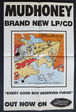 Load image into Gallery viewer, Mudhoney - Every Good Boy Deserves Fudge - Black Print Cloth