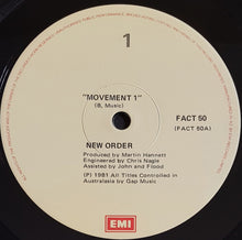 Load image into Gallery viewer, New Order - Movement - Reissue