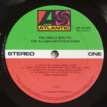 Load image into Gallery viewer, Allman Brothers - Idlewild South