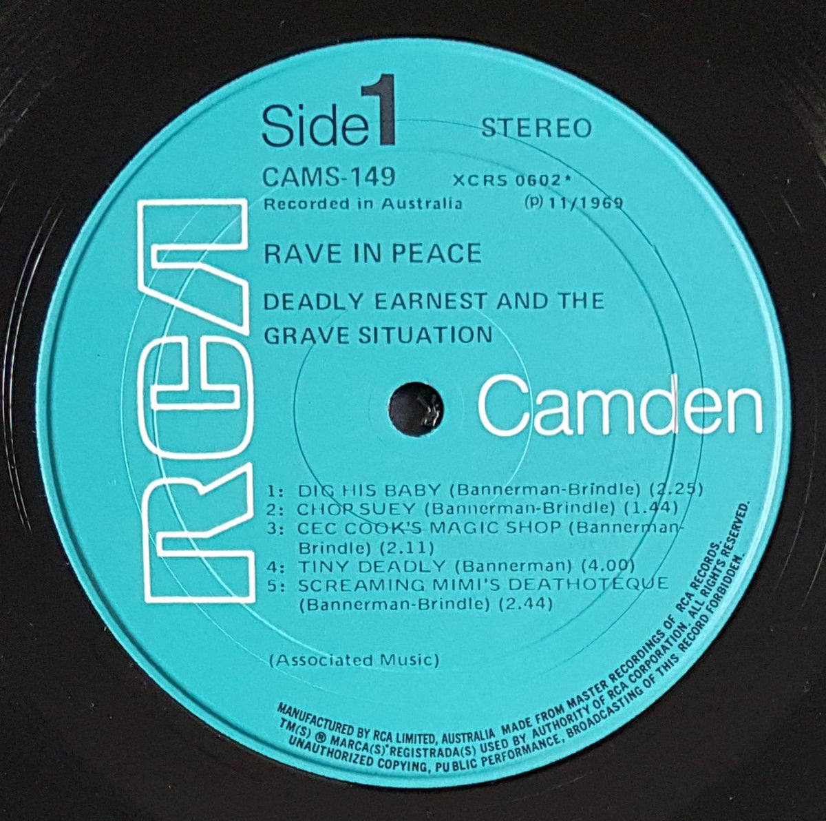 Deadly Ernest And The Grave Situation - Rave In Peace – Vicious Sloth ...