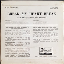 Load image into Gallery viewer, Stone, Judy - Break My Heart, Break