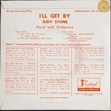Load image into Gallery viewer, Stone, Judy - I'll Get By