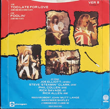 Load image into Gallery viewer, Def Leppard - Too Late For Love