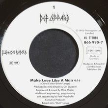 Load image into Gallery viewer, Def Leppard - Make Love Like A Man