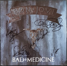 Load image into Gallery viewer, Bon Jovi - Bad Medicine - Fully Autographed