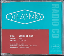 Load image into Gallery viewer, Def Leppard - Work It Out