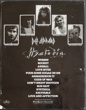 Load image into Gallery viewer, Def Leppard - Hysteria - The New Album