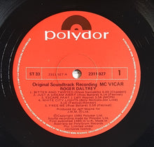 Load image into Gallery viewer, Daltrey, Roger (Who)- McVicar (Original Soundtrack Recording)