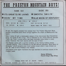 Load image into Gallery viewer, Preston Mountain Boys - It's Great To Be Living