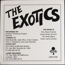 Load image into Gallery viewer, Exotics - You Drive Me..Coo Coo Baby! - Blue Vinyl