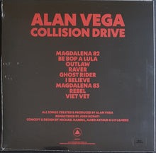 Load image into Gallery viewer, Alan Vega - Collision Drive - Red Vinyl