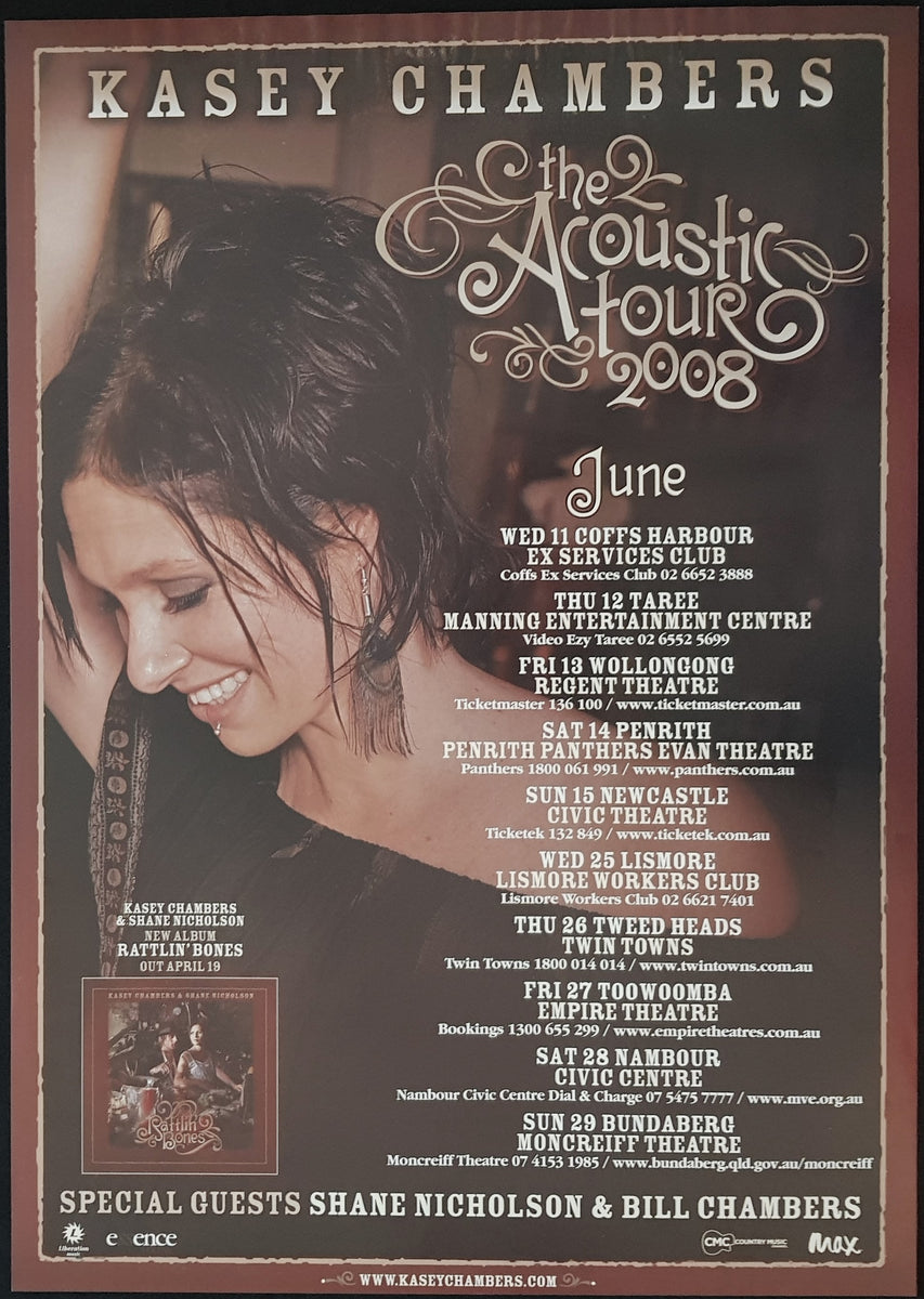 Chambers, Kasey - The Acoustic Tour 2008 – Vicious Sloth Collectables