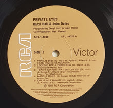 Load image into Gallery viewer, Hall &amp; Oates - Private Eyes