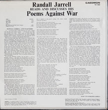Load image into Gallery viewer, Randall Jarrell - Reads And Discusses His Poems Against War